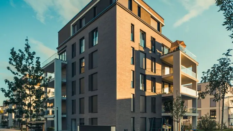 Residential apartment buildings and grounds
