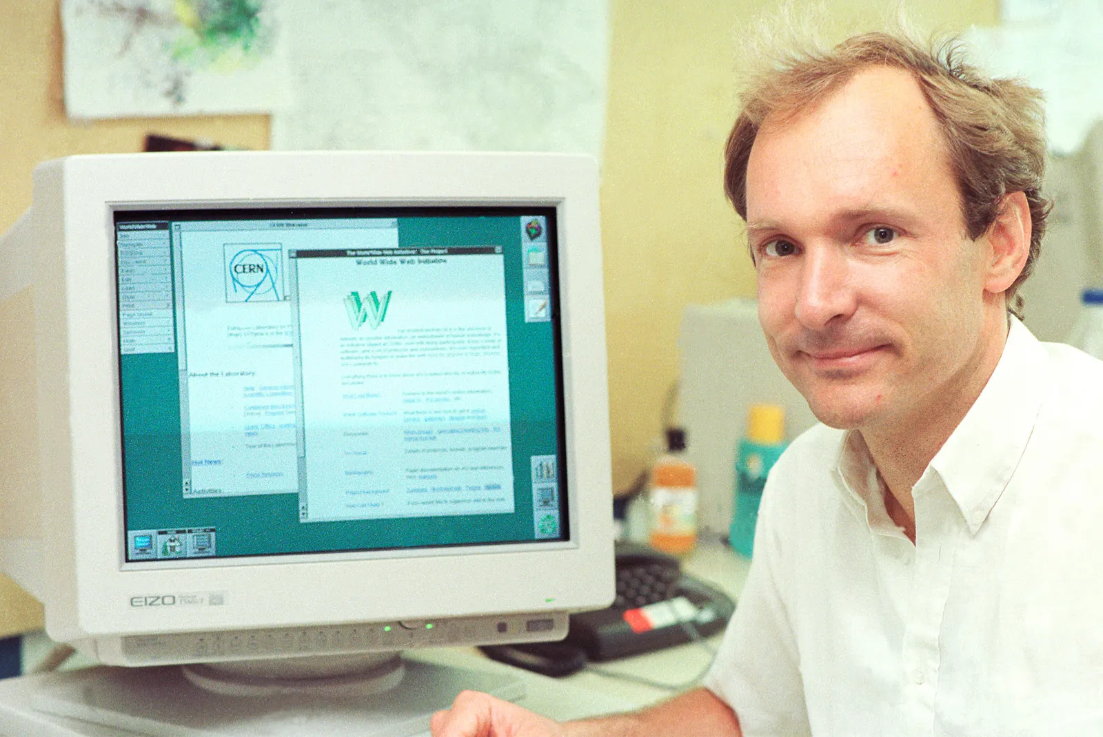 This Is What The First-Ever Website Looked Like 1 Tim Berners Lee